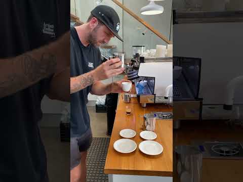 Australian Specialty Coffee barista vs Italian Barista☕️ #italiancoffee #coffeevideo #cafe